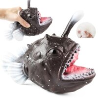 Cao Su Mềm Động Vật Biển anglerfish monkfish Mô Phỏng Cá Đồ Chơi Trẻ Em Khoa Học Giáo Dục Nhận Thức Trang Trí Đạo Cụ Mô Hình