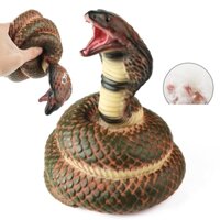 Cao Su Mềm Rắn Rắn Rắn Bò Sát Mô Phỏng Chống Đỡ Mô Hình Trẻ Em Khoa Học Giáo Dục Đồ Chơi Trang Trí
