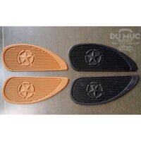 Cao su ốp bình xăng cafe racer - street tracker, classic bike