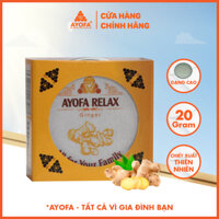 Cao Thảo Mộc Cho Mẹ và Bé AYOFA RELAX 20g Hương Gừng Giảm Ho, Giảm Ngứa Côn Trùng Cắn, Vết Bầm Tím