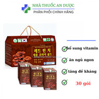 Cao tinh chất linh chi Hàn Quốc giúp ăn ngon, ngủ ngon, bồi bổ sức khỏe, tăng sức đề kháng – 30 gói x 80ml