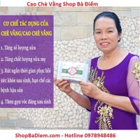 Cao Trà Vằng | Trà Lợi Sữa Giảm Cân Thanh Lọc Cơ Thể Phục Hồi Sức Khỏe Sinh Mổ | Cao tra vang quang tri che vang loi sua giam can che vang mua o dau gia ban che vang - shop Bà Điểm