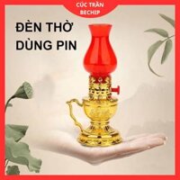Cặp ( 2 Cái) đèn Thờ Tài Lộc, đèn Thờ Vĩnh Cữu Dùng Pin Ctb276 – Bechip