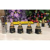 (Cặp 2 cái) Jack cắm Gold RCA Deluxe sockets Connector