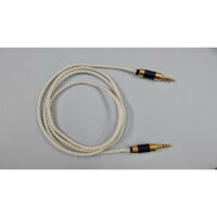 Cáp 2 đầu 3.5mm dây 8 lõi mạ bạc chất lượng cao, cáp AUX dành cho DAC / AMP và các thiết bị Audio