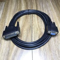 Cáp 556001 kết nối máy in mã vạch DATAMAX ONEIL I-CLASS DMX-I-4212 BARCODE PRINTER Printer Communicating For Computer Null Modem Cable RS232 DB 9-pin Female to DB 25-pin Male