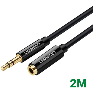 Cáp âm thanh 3.5mm nối dài Ugreen 30710 2MCáp âm thanh 3.5mm nối dài Ugreen 30710 2M