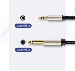 Cáp âm thanh 3.5mm to 6.5mm dài 2m Ugreen 40804