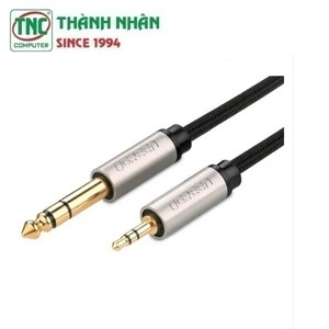 Cáp âm thanh 3.5mm to 6.5mm dài 2m Ugreen 40804