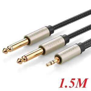 Cáp âm thanh 3.5mm to 6.5mm dài 1.5m Ugreen 40791