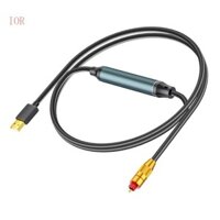 Cáp âm thanh Analog kỹ thuật số quang học IOR Cáp quang kỹ thuật số SPDIF Bộ chuyển đổi quang học sợi kỹ thuật số