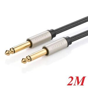 Cáp âm thanh Audio 6.5mm hai đầu dương dài 2M chính hãng Ugreen 40811 cao cấp