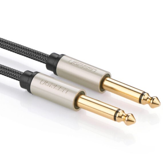Cáp âm thanh Audio 6.5mm hai đầu dương dài 2M chính hãng Ugreen 40811 cao cấp