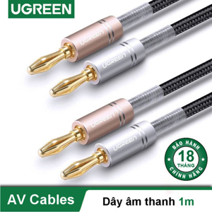 Cáp âm thanh đầu Jack bắp chuối Ugreen 50536