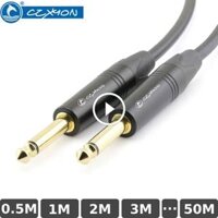 Cáp âm thanh DIY 6.5mm Mono CZXYON dùng cho Micro, Vang, Guitar, Mixer dài từ 1m đến 50m