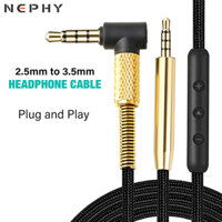 Cáp Âm Thanh Jack 3.5 Mm Đến 2.5 Mm Cho AKG Y50 Y45 Bose QC25 OE2 QC35 JBL S700 Tai Nghe Adapter Kết Nối Dẫn Dây Âm Thanh Nổi Aux 1 / 8 A 3 / 32 inch TRS TRRS Ổ Cắm Cho Máy Trộn