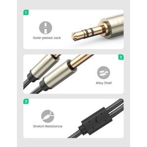 Cáp âm thanh to 2 đầu Ugreen 10615 2m