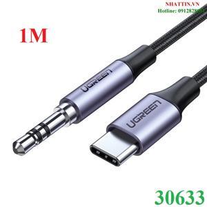 Cáp âm thanh USB Type C ra 3.5mm Coiled Stereo Ugreen 30633