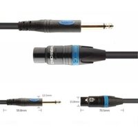 Cáp âm thanh XLR - 6.3mm Choseal Q801