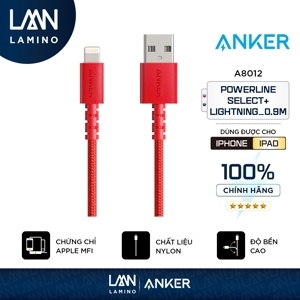 Cáp Anker Lightning PowerLine Select+ A8012 - 0.9m