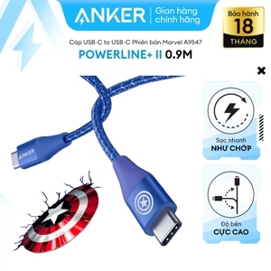Cáp Anker Powerline+ II A8452 -0.9m