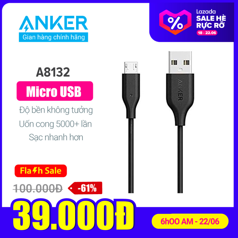 Cáp Anker PowerLine Micro USB