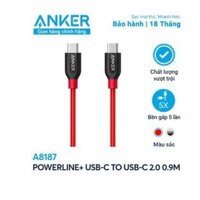 Cáp ANKER PowerLine+ USB C To C 0.9m ANKER A8187P91 - Chính hãng