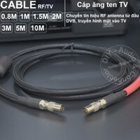 Cáp anten TV Đầu DVB DIY 0.8 đến 10 mét - Antenna signal cable for TV DVB T2 player