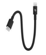 Cáp Apple-Beats USB-C to Lightning Woven 20cm Chính hãng Bolt Black(No.MEQM4ZP/A)