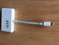 Cáp Apple lightning to VGA