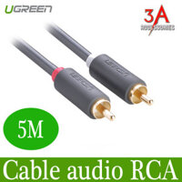 Cáp Audio 2 đầu RCA dài 5m Ugreen 10520