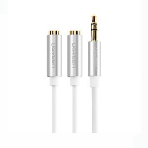 Cáp Audio 3.5mm 1 ra 2 Ugreen 10780 20cm