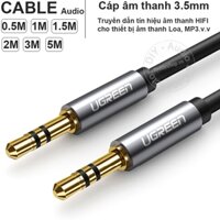 Cáp audio 3.5mm AUX stereo - Dây âm thanh 2 đầu 3.5mm stereo 0.5M 1M 1.5M 2M 3M 5M Ugreen AV119