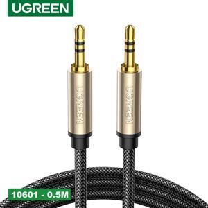 Cáp Audio 3.5mm dài 0.5m bọc lưới Ugreen 10601