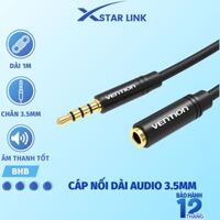 Cáp audio 3.5mm nối dài Vention BHBBG dài 1.5m - Hàng chính hãng - 1m
