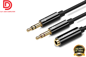 Cáp Audio 3.5mm ra 2 đầu 3.5mm 1 loa 1 Mic Ugreen 20898