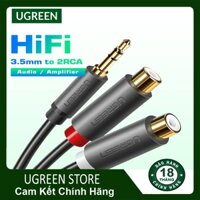 Cáp Audio 3.5mm Ra 2 Đầu Cái Hoa Sen Ugreen 10547 Cao Cấp