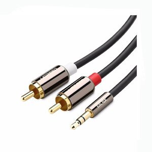 Cáp audio 3.5mm ra 2 đầu RCA dài 3 mét UGREEN UG-10590