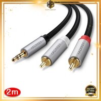 Cáp Audio 3.5mm sang 2 đầu RCA Ugreen 40843 dài 2m chính hãng - Hapugroup