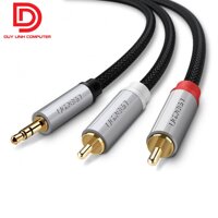 Cáp Audio 3.5mm sang 2 đầu RCA Ugreen 40843 dài 2m chính hãng