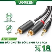 Cáp Audio 3.5mm to 2 RCA dài 1M Ugreen (10772)