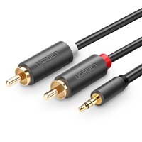 Cáp Audio 3.5mm to AV hoa sen RCA dài 1M Ugreen 10772 - Hàng Chính Hãng