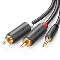 Cáp Audio 3.5mm to AV hoa sen RCA dài 1M Ugreen 10772 - Hàng Chính Hãng