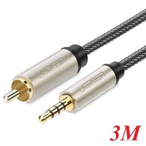 Cáp Audio 3.5mm to RCA Coaxial Ugreen 20734 3m