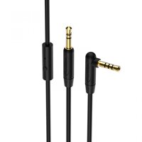 Cáp Audio AUX BOROFONE BL5 Chuyển Jack 3.5mm sang Jack 3.5 mm, Hỗ trợ Microfone, Nút điều khiển - Hàng Chính Hãng -  màu đen