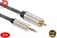 Cáp Audio digital 3.5mm to RCA Coaxial 2m chính hãng Ugreen 20733