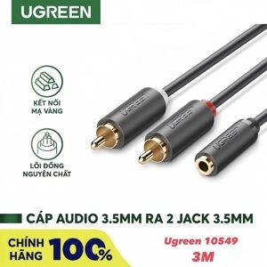 Cáp Audio to RCA Ugreen 10549 3m