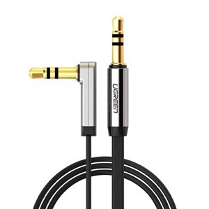 Cáp Audio Ugreen 10729 5m - 3,5mm bẻ góc 90 độ
