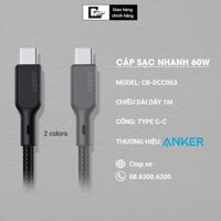 Cáp Aukey CB-DCC063 C-C 60W 1M