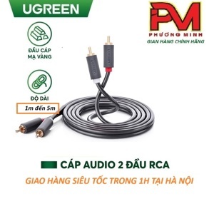 Cáp AV hoa sen 2 đầu RCA 5M Ugreen 10520